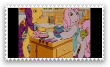 Size: 110x67 | Tagged: safe, derpibooru import, bon bon (g1), clover (g1), bon bon's diary, g1, my little pony tales, clovbon, cooking, deviantart, deviantart stamp, shipping