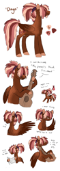 Size: 2462x7000 | Tagged: safe, artist:queenderpyturtle, derpibooru import, oc, oc:dingo, pegasus, pony, guitar, male, musical instrument, simple background, solo, stallion, white background