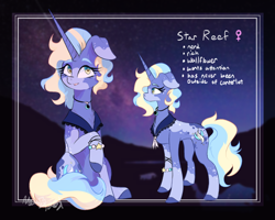 Size: 864x691 | Tagged: artist needed, safe, derpibooru import, oc, oc:star reef, pony, unicorn