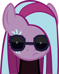 Size: 1280x1604 | Tagged: safe, artist:benpictures1, derpibooru import, pinkie pie, earth pony, pony, comic:the storm kingdom, my little pony: the movie, bad end, bodysuit, clothes, command 6, commander pinkie diana pie, crystal of light, female, goggles, inkscape, mare, pinkamena diane pie, simple background, solo, transparent background, vector