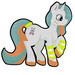 Size: 2828x2828 | Tagged: safe, artist:dusty honey, edit, editor:edits of hate, editor:unofficial edits thread, oc, oc only, unicorn, female, freckles, leg warmers, mare, simple background, solo, trains pony, transparent background