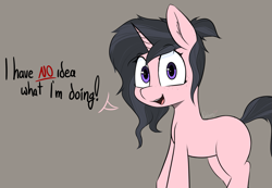 Size: 2883x1991 | Tagged: safe, artist:pinkberry, derpibooru import, oc, oc only, pony, unicorn, dialogue, female, freckles, mare, ponysona, self insert, solo, speech, talking, text, unnamed oc