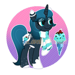 Size: 2000x2000 | Tagged: safe, artist:lovinglypromise, derpibooru import, oc, oc:sweet snow scvarf, pony, unicorn, female, mare, raised hoof, raised leg, solo