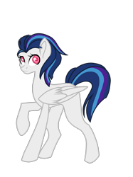 Size: 1810x2414 | Tagged: safe, artist:enifersuch, derpibooru import, oc, oc only, pegasus, pony, female, mare, pegasus oc, raised hoof, raised leg, simple background, solo, transparent background, wings