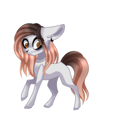 Size: 768x768 | Tagged: safe, artist:enifersuch, derpibooru import, oc, oc only, earth pony, pony, female, makeup, mare, raised hoof, raised leg, simple background, smiling, solo, transparent background