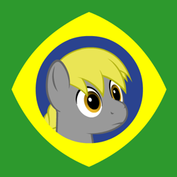 Size: 500x500 | Tagged: safe, artist:age3rcm, derpibooru import, oc, oc only, oc:creega message, earth pony, pony, brazil, earth pony oc, male, not derpy, solo, stallion