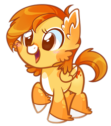 Size: 1301x1470 | Tagged: safe, artist:khimi-chan, derpibooru import, oc, oc only, pegasus, pony, ear fluff, ears, eyelashes, female, mare, pegasus oc, simple background, smiling, transparent background, unshorn fetlocks, wings