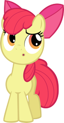 Size: 1554x3000 | Tagged: safe, artist:chinch335, derpibooru import, apple bloom, earth pony, pony, the return of harmony, female, filly, foal, high res, simple background, solo, transparent background, vector