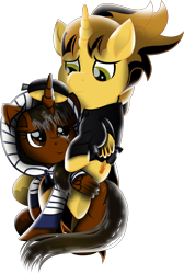 Size: 2252x3355 | Tagged: safe, artist:lincolnbrewsterfan, derpibooru import, oc, oc:killer epic, oc:nocturnal vision, alicorn, pony, .svg available, alicorn oc, belt, big eyes, clothes, colored wings, cross, cross necklace, cute, cuternal vision, drawstrings, duo, ear hold, electric guitar, fallout equestria oc, female, fire, folded wings, friendcest, friendshipping, gradient wings, guitar, gun, hair, handgun, happy, heart, heart hoof, holly, hood, hoodie, hoof around neck, hoof on head, horn, inkscape, jacket, jewelry, killervision, leather jacket, lincoln brewster, looking at each other, looking down, looking up, male, male alicorn, male alicorn oc, male and female, mare, movie accurate, musical instrument, necklace, nocturnal vision's striped hoodie, oc x oc, ocbetes, pistol, ponies riding ponies, ponified, ponified music artist, puppy dog eyes, raised hoof, raised leg, realistic mane, revolver, riding, riding a pony, security belt, shading, shipping, simple background, smiling, smiling at each other, sparkles, stallion, stallion oc, straight, striped hoodie, style emulation, svg, tail, tail wrap, transparent background, two toned mane, two toned tail, underhoof, vector, weapon, wings, zipper