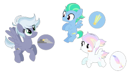 Size: 995x597 | Tagged: safe, artist:enifersuch, derpibooru import, oc, oc only, pegasus, pony, base used, colt, female, filly, foal, male, mare, offspring, parent:rainbow dash, parent:soarin', parents:soarindash, pegasus oc, raised hoof, raised leg, simple background, smiling, transparent background, wings