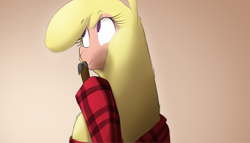 Size: 2376x1358 | Tagged: safe, artist:hitsuji, derpibooru import, paprika paca, alpaca, them's fightin' herds, bo burnham, community related, flannel, screenshot redraw, solo