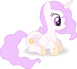 Size: 4369x3895 | Tagged: safe, alternate version, artist:thatusualguy06, derpibooru import, princess celestia, alicorn, pony, .svg available, absurd resolution, cewestia, cute, cutelestia, female, filly, foal, hoof shoes, mare, pink-mane celestia, simple background, smiling, solo, transparent background, vector, younger