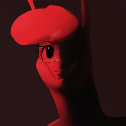 Size: 1650x1650 | Tagged: safe, artist:hitsuji, derpibooru import, paprika paca, alpaca, them's fightin' herds, album parody, community related, joji, looking at you, ominous, red light, solo