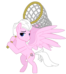 Size: 1156x1289 | Tagged: safe, artist:aurora_s, derpibooru exclusive, derpibooru import, oc, oc only, oc:love net, pegasus, pony, bipedal, cutie mark, looking at you, male, net, pegasus oc, rearing, simple background, smiling, smiling at you, solo, stallion, transparent background, wings, wings extended