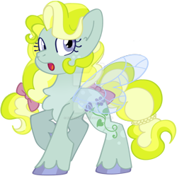 Size: 1280x1273 | Tagged: safe, artist:rohans-ponies, derpibooru import, morning glory, flutter pony, pony, g1, deviantart watermark, fairy wings, obtrusive watermark, simple background, solo, transparent background, watermark, wings