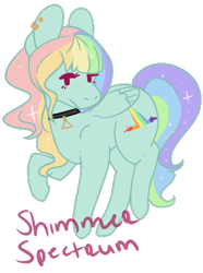 Size: 335x450 | Tagged: safe, artist:necrophilifox, derpibooru import, oc, oc only, pegasus, pony, base used, choker, ear piercing, earring, ethereal mane, jewelry, multicolored hair, piercing, rainbow hair, raised hoof, raised leg, simple background, solo, starry mane, transparent background