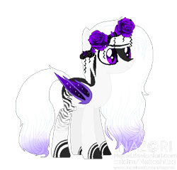 Size: 530x506 | Tagged: safe, artist:nazori, derpibooru import, oc, oc only, bat pony, pony, base used, bat pony oc, bat wings, floral head wreath, flower, rose, simple background, solo, transparent background, wings