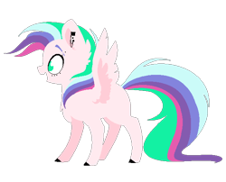 Size: 605x489 | Tagged: safe, artist:enifersuch, derpibooru import, oc, oc only, pegasus, pony, base used, ear piercing, female, mare, pegasus oc, piercing, simple background, smiling, solo, transparent background, wings