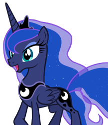 Size: 7788x8962 | Tagged: safe, artist:andoanimalia, derpibooru import, princess luna, alicorn, to where and back again, female, simple background, transparent background, vector