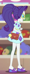 Size: 245x589 | Tagged: safe, derpibooru import, screencap, rarity, better together, equestria girls, spring breakdown, cropped, feet, glasses, sandals, solo