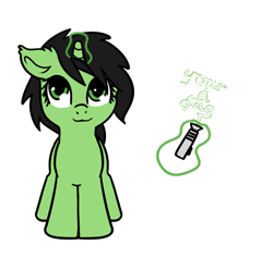 Size: 863x853 | Tagged: safe, alternate version, artist:neuro, oc, oc only, oc:anon filly, pony, unicorn, female, filly, foal, lightsaber, looking at you, magic, simple background, solo, star wars, telekinesis, transparent background, vulgar, weapon