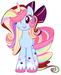 Size: 1318x1616 | Tagged: safe, artist:khimi-chan, derpibooru import, oc, oc only, oc:neigh-apolitan, pony, unicorn, female, heart eyes, mare, one eye closed, open mouth, open smile, simple background, smiling, solo, transparent background, wingding eyes, wink