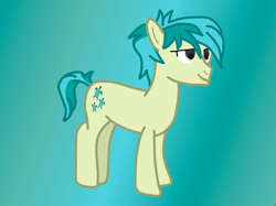 Size: 2222x1666 | Tagged: safe, artist:freestadiumtix, derpibooru import, sandbar, earth pony, pony, cute, gradient background, solo