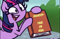 Size: 960x626 | Tagged: artist needed, safe, edit, editor:undeadponysoldier, twilight sparkle, twilight sparkle (alicorn), alicorn, pony, bigfoot, bigfoot: true or real, book, cute, esit, female, happy, ibelieve in bigfoot, icarly, looking at you, mare, meme, open mouth, parody, ponified, ponified meme, reference, silly, smiling, solo, twiabetes