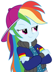 Size: 2094x2863 | Tagged: safe, artist:darkoverlords, derpibooru import, rainbow dash, equestria girls, high res, rapper dash, simple background, solo, transparent background, vector