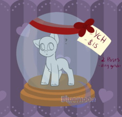 Size: 870x832 | Tagged: safe, artist:bluemoon, derpibooru import, oc, pony, animated, chibi, christmas, commission, hearth's warming, holiday, snow globe, snowglobe pony, solo, ych example, your character here