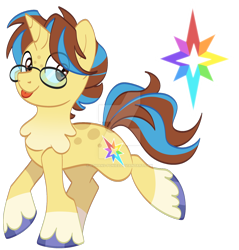 Size: 1280x1340 | Tagged: safe, artist:rohans-ponies, derpibooru import, oc, oc:starbowy, pony, unicorn, glasses, male, simple background, solo, stallion, tongue, tongue out, transparent background