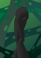 Size: 1750x2500 | Tagged: safe, artist:cycrus, derpibooru exclusive, derpibooru import, queen chrysalis, changeling, changeling queen, female, fetish, gradient background, hoof fetish, legs, mare, pictures of legs, solo