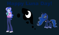 Size: 2831x1688 | Tagged: safe, artist:agenthotman, derpibooru import, princess luna, vice principal luna, equestria girls, self paradox, self ponidox