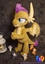 Size: 2170x3072 | Tagged: safe, artist:1stastrastudio, derpibooru import, smolder, dragon, irl, photo, plushie, solo