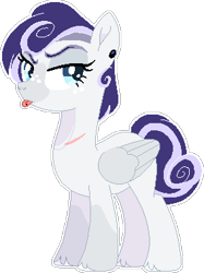 Size: 283x379 | Tagged: safe, artist:rickysocks, derpibooru import, oc, oc only, pegasus, pony, base used, female, mare, pegasus oc, simple background, solo, tongue, tongue out, transparent background