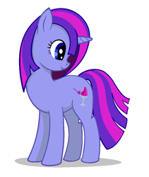 Size: 864x1023 | Tagged: safe, artist:xodok, derpibooru import, oc, oc only, pony, unicorn, series:ponyashnost, cutie mark, female, horn, simple background, smiling, white background