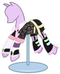 Size: 1399x1723 | Tagged: safe, artist:khimi-chan, derpibooru import, base used, clothes, cuffs (clothes), mannequin, necktie, no pony, simple background, solo, transparent background