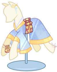 Size: 1351x1711 | Tagged: safe, artist:khimi-chan, derpibooru import, base used, clothes, kimono (clothing), mannequin, no pony, simple background, solo, transparent background