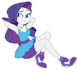 Size: 2498x2343 | Tagged: safe, artist:gmaplay, derpibooru import, rarity, equestria girls, rarity peplum dress, seductive, seductive pose, simple background, solo, transparent background, vector