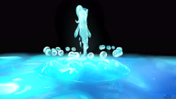 Size: 6222x3500 | Tagged: safe, artist:mixdaponies, derpibooru import, oc, oc:obabscribbler, final fantasy, final fantasy vii, final fantasy vii advent children, water, water drops