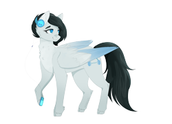 Size: 3327x2390 | Tagged: source needed, safe, derpibooru import, oc, oc only, oc:violina, pegasus, 2022 community collab, derpibooru community collaboration, female, mare, music, simple background, transparent background