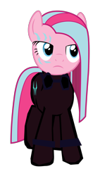 Size: 1280x2247 | Tagged: safe, artist:benpictures1, pinkie pie, comic:the storm kingdom, my little pony: the movie, bad end, bodysuit, clothes, command 6, commander pinkie diana pie, crystal of light, female, goggles, inkscape, mare, pinkamena diane pie, simple background, solo, solo female, transparent background, vector