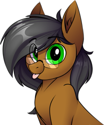 Size: 713x857 | Tagged: safe, artist:notetaker, derpibooru import, oc, oc only, oc:notetaker, earth pony, pony, :p, glasses, simple background, solo, tongue, tongue out, transparent background