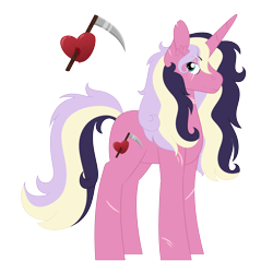 Size: 3000x3000 | Tagged: safe, artist:queenderpyturtle, derpibooru import, oc, pony, unicorn, female, magical lesbian spawn, mare, offspring, parent:fluttershy, parent:twilight sparkle, parents:twishy, scar, simple background, solo, transparent background