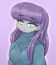 Size: 640x740 | Tagged: safe, artist:batipin, derpibooru import, part of a set, maud pie, equestria girls, anime, anime style, breasts, maud pies, solo