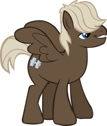 Size: 2265x2647 | Tagged: safe, artist:thebosscamacho, derpibooru import, dumbbell, pegasus, sonic rainboom (episode), simple background, solo, transparent background, vector