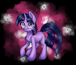 Size: 700x600 | Tagged: safe, artist:avonir, derpibooru import, twilight sparkle, unicorn twilight, pony, unicorn, abstract background, female, mare, solo