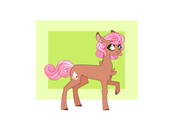Size: 1041x768 | Tagged: safe, artist:enifersuch, derpibooru import, oc, oc only, earth pony, pony, chest fluff, earth pony oc, offspring, parent:cheese sandwich, parent:pinkie pie, parents:cheesepie, raised hoof, raised leg, simple background, smiling, solo, transparent background