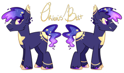 Size: 1931x1133 | Tagged: safe, artist:khimi-chan, derpibooru import, oc, oc only, earth pony, pony, duo, earth pony oc, ethereal mane, male, simple background, stallion, starry mane, transparent background