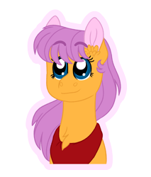 Size: 1266x1484 | Tagged: safe, artist:queenderpyturtle, derpibooru import, oc, oc:apple crisp, earth pony, pony, bust, female, mare, portrait, simple background, solo, transparent background